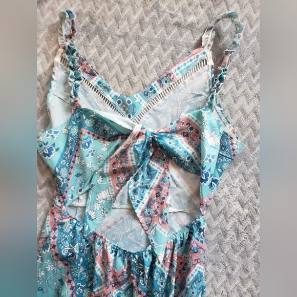 Stunning geometric and floral maxi dress - Picture 9 of 11